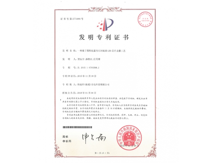 專利授權(quán)