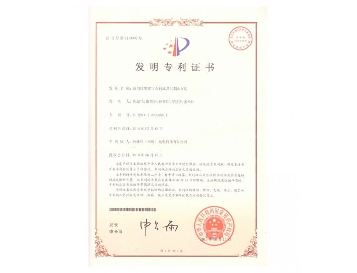 專利授權(quán)