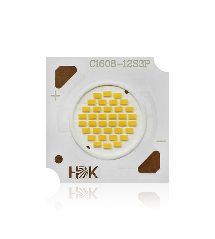 單色COB光源-HDK-1608-W18-T40-R90-1203